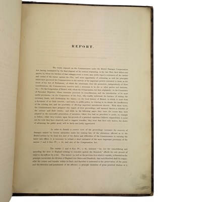 Lot 60 - BRISTOL RIOTS - 1835 REPORT OF THE COMMISSIONERS, SCARCE