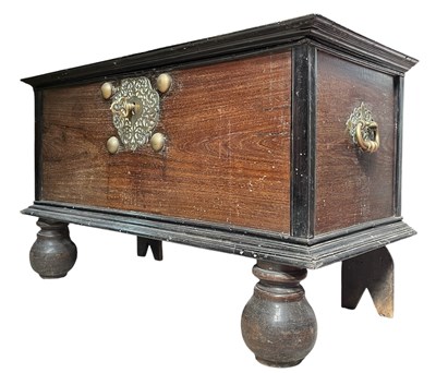 Lot 405 - DUTCH EAST INDIA COMPANY TASTE SRI LANKA 18TH CENTURY COROMANDEL TRUNK