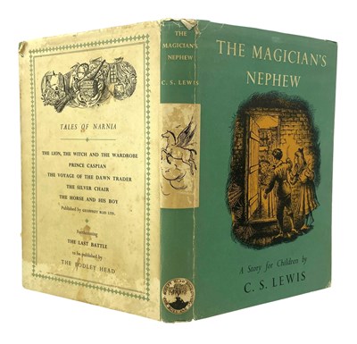 Lot 10 - LEWIS, C. S. - 1955 THE MAGICIAN'S NEPHEW, FIRST EDITION, FIRST IMPRESSION, IN DUST WRAPPER
