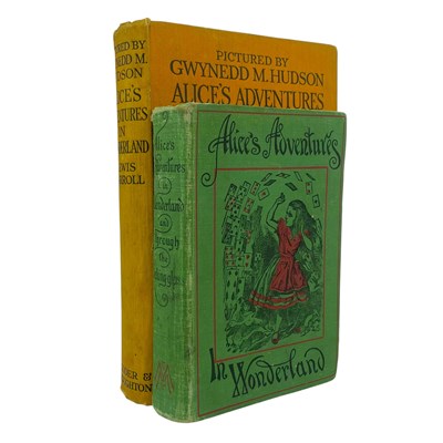 Lot 43 - CARROLL, LEWIS - TWO ILLUSTRATED EDITIONS OF ALICE'S ADVENTURES IN WONDERLAND