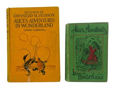 Lot 43 - CARROLL, LEWIS - TWO ILLUSTRATED EDITIONS OF ALICE'S ADVENTURES IN WONDERLAND