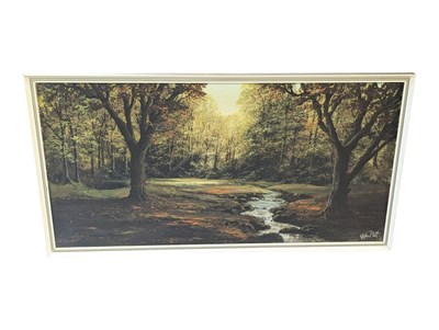 Lot 740 - 20TH CENTURY KEITH PLATT OIL ON CANVAS PAINTING