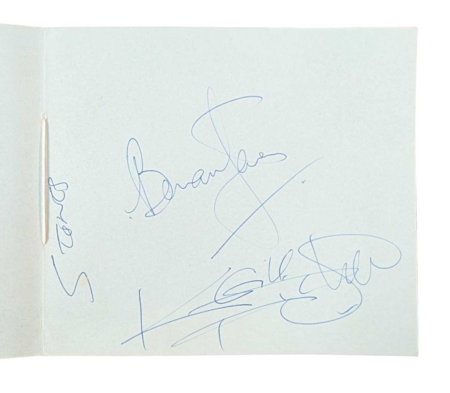 Lot 12 - MUSIC - AUTOGRAPH ALBUM - INC ROLLING STONES, LULU, THE PAPER DOLLS ETC