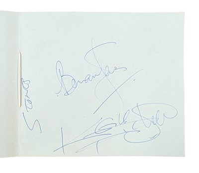 Lot 12 - MUSIC - AUTOGRAPH ALBUM - INC ROLLING STONES, LULU, THE PAPER DOLLS ETC