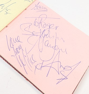 Lot 12 - MUSIC - AUTOGRAPH ALBUM - INC ROLLING STONES, LULU, THE PAPER DOLLS ETC