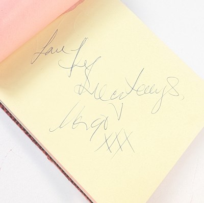 Lot 12 - MUSIC - AUTOGRAPH ALBUM - INC ROLLING STONES, LULU, THE PAPER DOLLS ETC