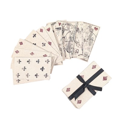 Lot 138 - WOLF HALL (2024) - SCREEN USED PROP PLAYING CARDS
