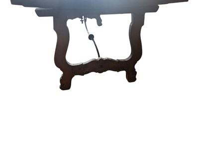 Lot 741 - 19TH CENTURY SPANISH WALNUT REFECTORY DINING TABLE