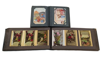 Lot 528 - TWO VINTAGE 20TH CENTURY POSTCARDS ALBUMS