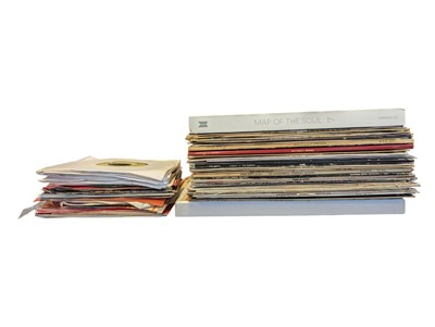 Lot 29 - COLLECTION OF 20TH CENTURY ROCK, JAZZ, & FOLK LP & 7" SINGLE VINYL RECORDS