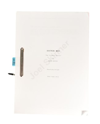 Lot 168 - DOCTOR WHO - THE CRIMSON HORROR (2013) - ORIGINAL PRODUCTION SCRIPT