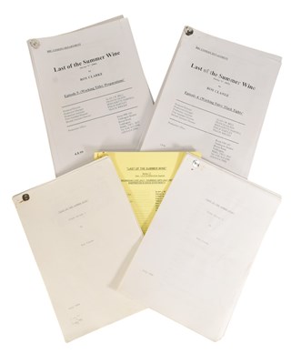 Lot 54 - LAST OF THE SUMMER WINE (BBC SITCOM) - COMPO'S FUNERAL ORIGINAL SCRIPTS