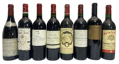 Lot 145 - EIGHT FRENCH ST. EMILION GRAND CRU & SPANISH RIOJA WINE BOTTLES