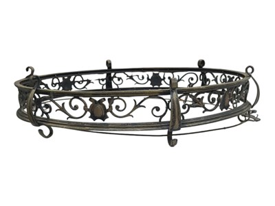 Lot 780 - BRASS EARLY 20TH CENTURY WEIGHTED CHANDELIER
