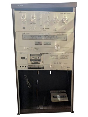 Lot 39 - MARANTZ, JAPAN - HI FI AUDIO STACKING STEREO SYSTEM