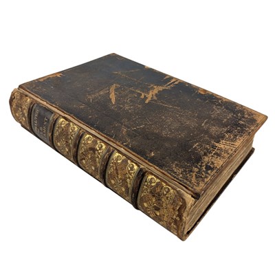 Lot 5 - "BREECHES BIBLE" - c16TH CENTURY BIBLE, CONTAINING THE PSALTER, OLD TESTAMENT & APOCRYPHA
