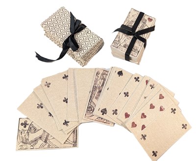 Lot 236 - WOLF HALL (2024) - SCREEN USED PROP PLAYING CARDS