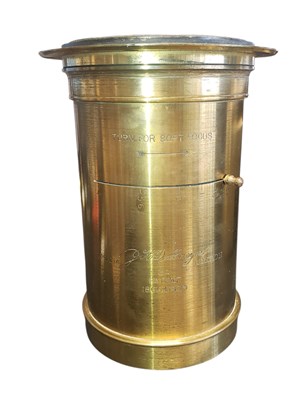 Lot 458 - EARLY 20TH CENTURY J H DALLMEYER 3A PATENT BRASS CAMERA LENS