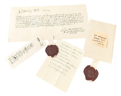 Lot 246 - WOLF HALL (2024) - COLLECTION OF PRODUCTION MADE PROPS - THE ARREST WARRANT