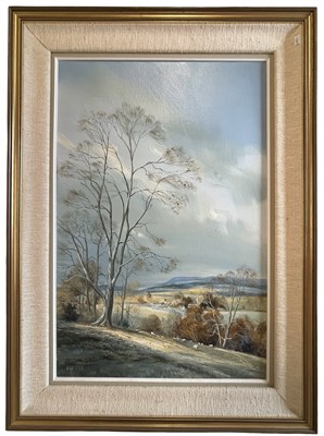 Lot 460 - MICHAEL BARNFATHER (B. 1934) - A LITTLE PIECE OF ENGLAND - OIL ON CANVAS