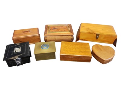 Lot 412 - COLLECTION OF 19TH CENTURY & LATER VINTAGE BOXES