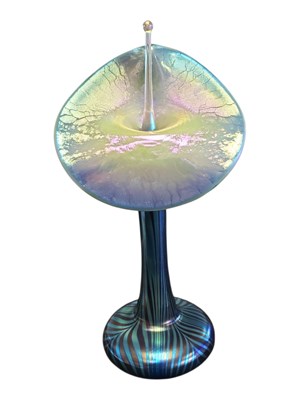 Lot 170 - 20TH CENTURY DONALD CARLSON JACK IN PULPIT VASE