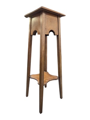 Lot 718 - EARLY 20TH CENTURY ARTS & CRAFTS MAHOGANY JARDINERE