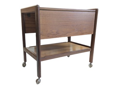 Lot 669 - BRITISH MODERN DESIGN - MID CENTURY TEAK SIDEBOARD CABINET