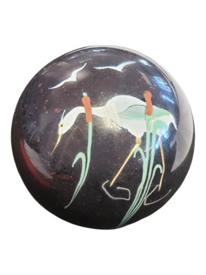 Lot 143 - OPHIR STUDIOS - 1980 STUDIO ART GLASS PAPERWEIGHT
