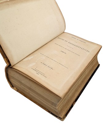 Lot 44 - 1861 REPORTS OF COMMITTEES OF THE HOUSE OF REPRESENTATIVES, WASHINGTON USA
