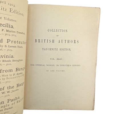 Lot 63 - TAUCHNITZ EDITION - COLLECTION OF BRITISH AUTHORS SERIES