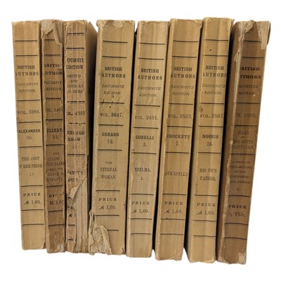Lot 63 - TAUCHNITZ EDITION - COLLECTION OF BRITISH AUTHORS SERIES