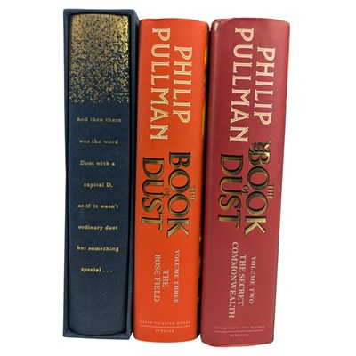 Lot 12 - PULLMAN, PHILIP - THE BOOK OF DUST, SIGNED FIRST EDITION/SPECIAL EDITION, THREE VOLUMES