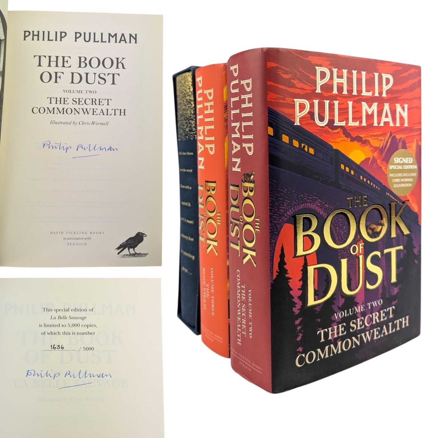 Lot 12 - PULLMAN, PHILIP - THE BOOK OF DUST, SIGNED FIRST EDITION/SPECIAL EDITION, THREE VOLUMES
