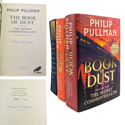 Lot 12 - PULLMAN, PHILIP - THE BOOK OF DUST, SIGNED FIRST EDITION/SPECIAL EDITION, THREE VOLUMES