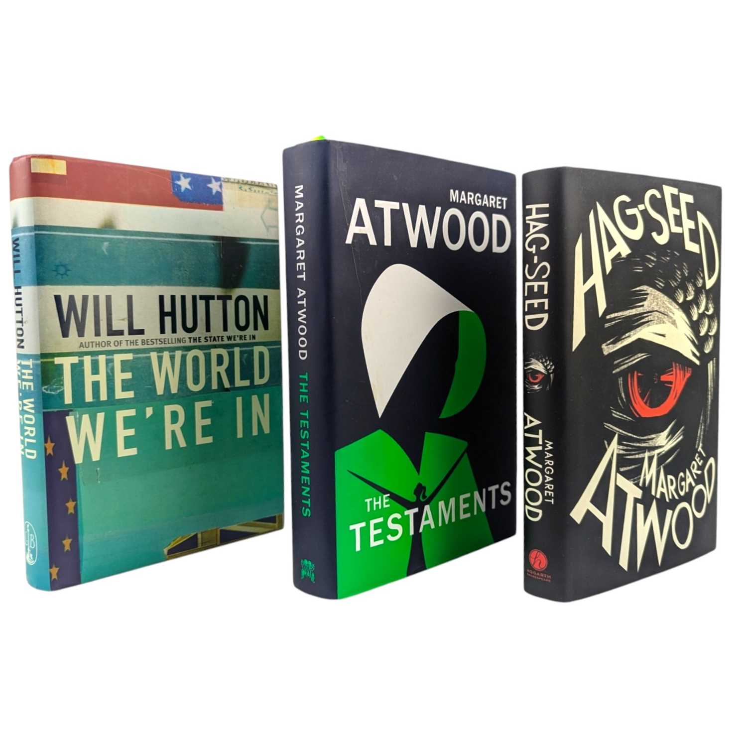 Lot 42 - ATWOOD, MARGARET - 2019 THE TESTAMENTS & 2016 THE HAG-SEED, FIRST EDITIONS, ONE SIGNED