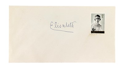 Lot 255 - ROYALTY - ELISABETH OF BAVARIA (D.1965) - AUTOGRAPH ON A COVER