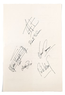 Lot 29 - MUSIC - STEELEYE SPAN - AUTOGRAPHS C1970S