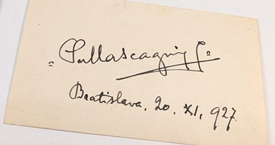 Lot 26 - COMPOSERS - COLLECTION OF AUTOGRAPHS