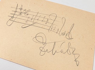 Lot 26 - COMPOSERS - COLLECTION OF AUTOGRAPHS