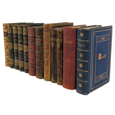 Lot 173 - POETRY & PROSE - COLLECTION OF 19TH & 20TH CENTURY TITLES, LEATHER BINDINGS