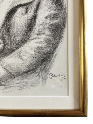 Lot 276 - PIERRE AUGUSTE RENOIR - LOUIS VALTAT - LITHOGRAPH, 1904 PUBL. AMBROISE VOLLARD