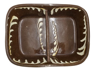 Lot 195 - SIX 19TH CENTURY & LATER BELIEVED WETHERIGGS POTTERY SLIPWARE TRAYS