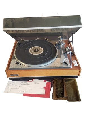 Lot 38 - VINTAGE GOLDING LENCO GL75 TURNTABLE
