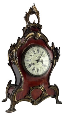 Lot 629 - JOHN WALKER, LONDON - 19TH CENTURY BOULLE WORK 8-DAY MANTEL CLOCK