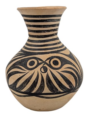 Lot 93 - CHINESE MAJIAYAO PAINTED POTTERY VASE 马家窑彩陶罐