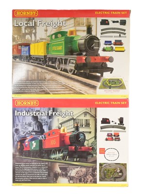 Lot 281 - MODEL RAILWAY - TWO HORNBY OO GAUGE MODEL RAILWAY TRAINSETS