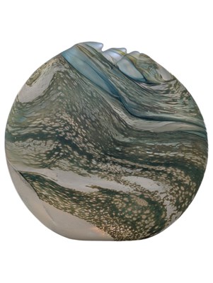 Lot 190 - LESLEY ANN CLARK, ST IVES - CONTEMPORARY STUDIO ART GLASS VASE