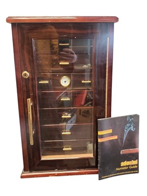 Lot 456 - CONTEMPORARY ADORINI CHIANTI GRANDE DELUXE CIGAR HUMIDOR