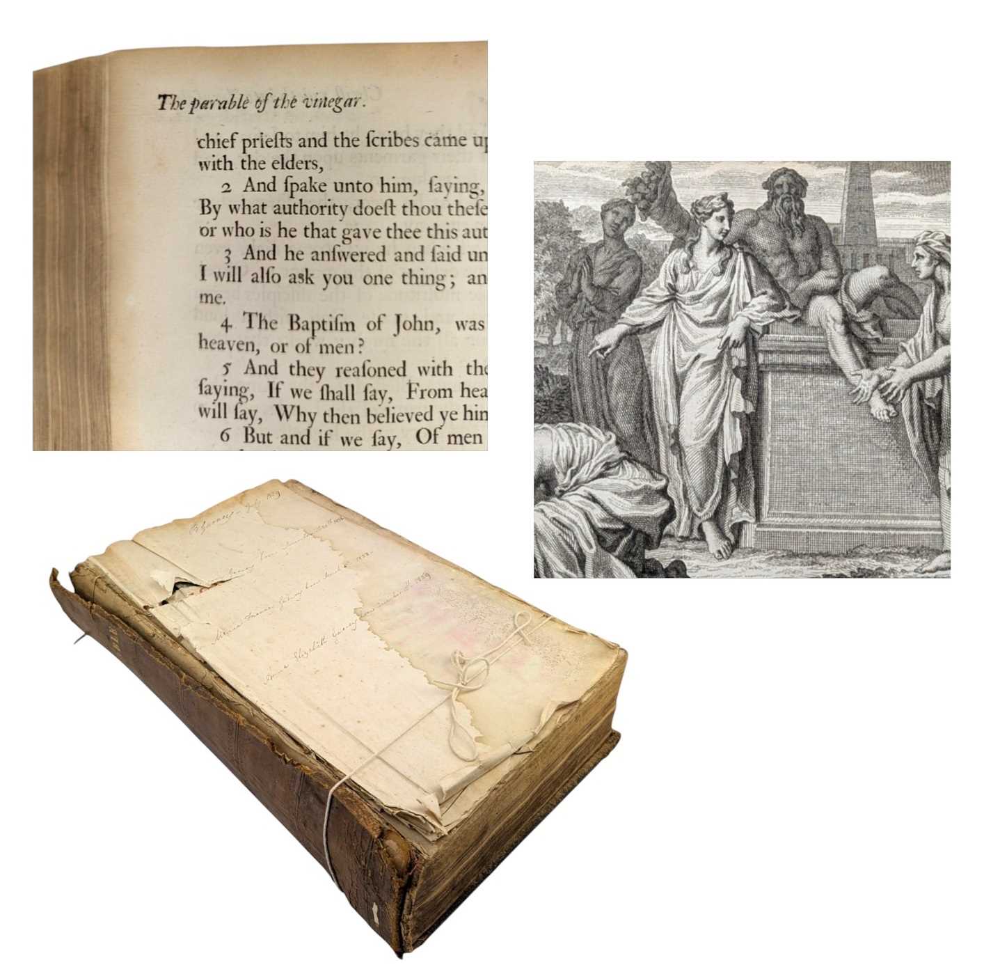 Lot 17 - 1716-7 - THE HOLY BIBLE CONTAINING THE OLD TESTAMENT AND THE NEW: JOHN BASKETT VINEGAR BIBLE